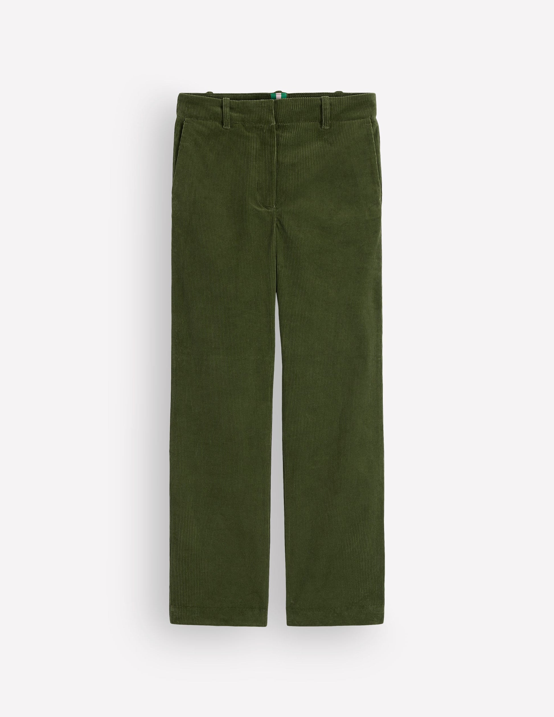 Canonbury Cord Trousers-Forest Green-6