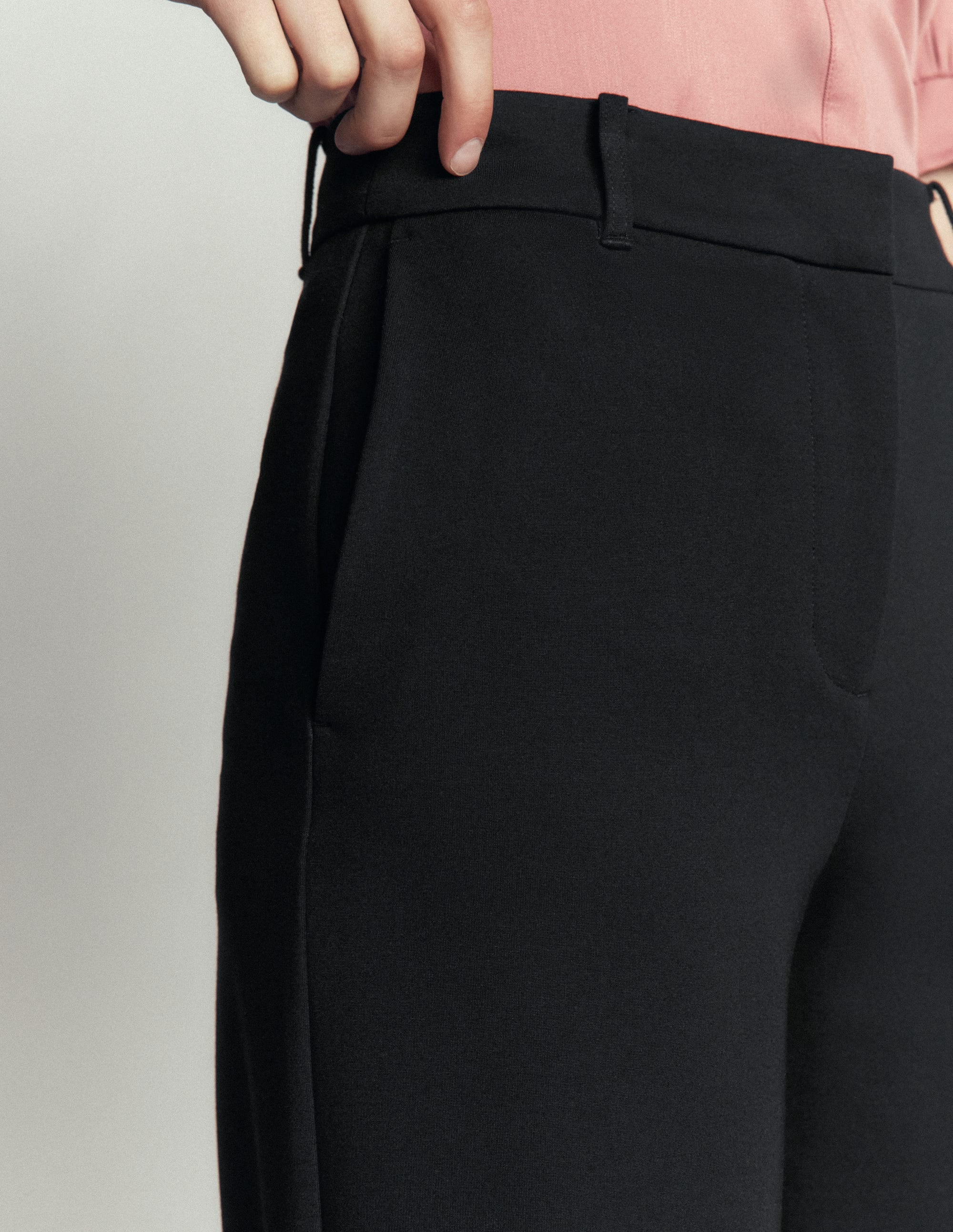 Belgravia Ponte Trousers-Black - Image 2