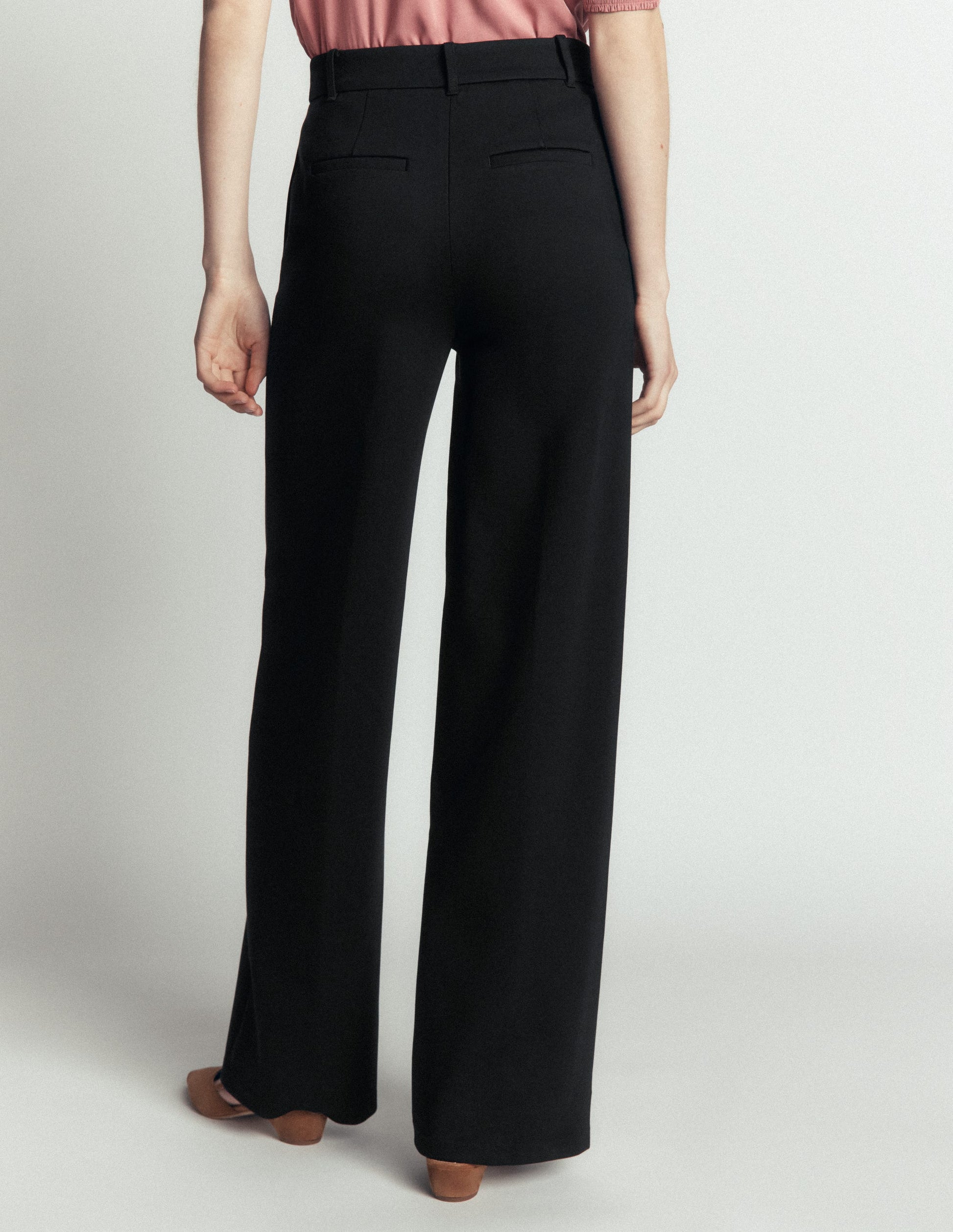 Belgravia Ponte Trousers-Black-3