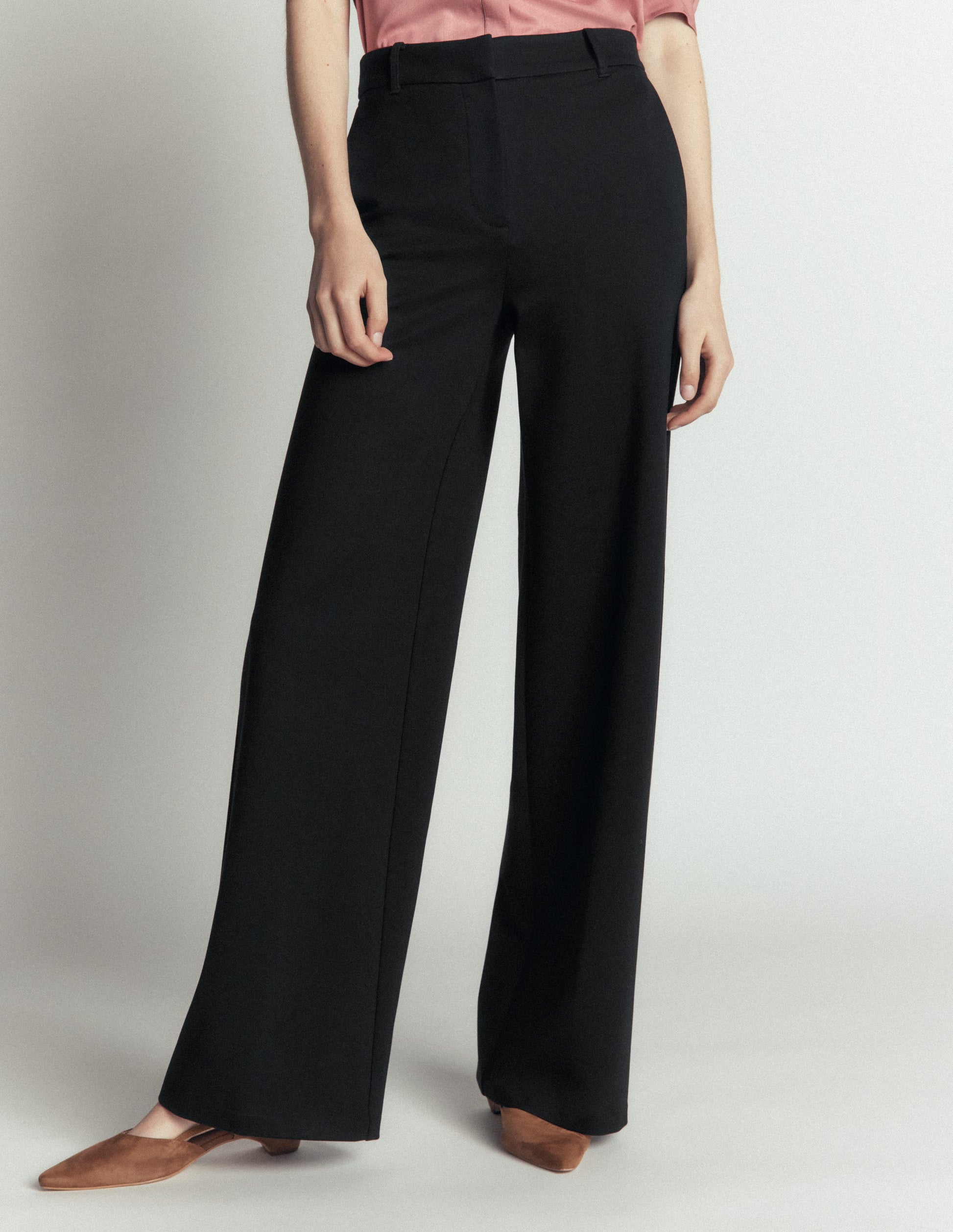 Belgravia Ponte Trousers-Black-4