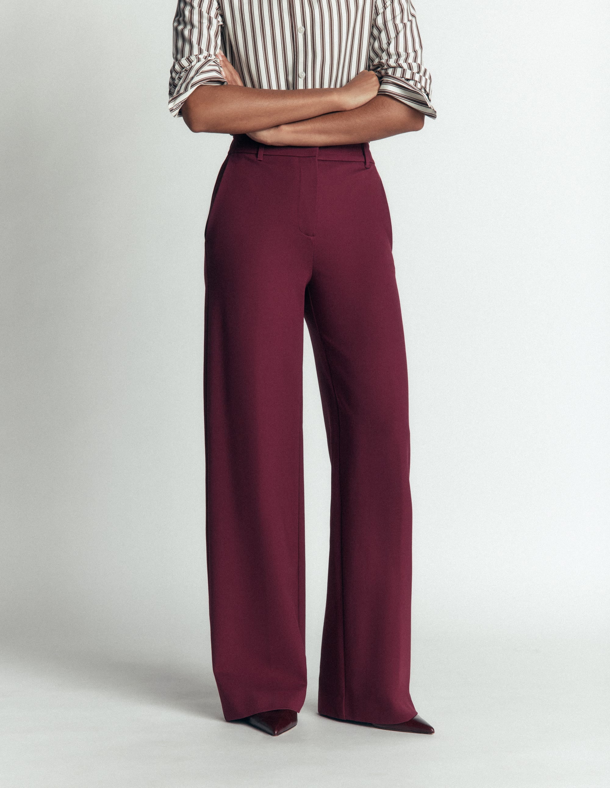 Belgravia Ponte Trousers-Deep Wisteria - Image 5