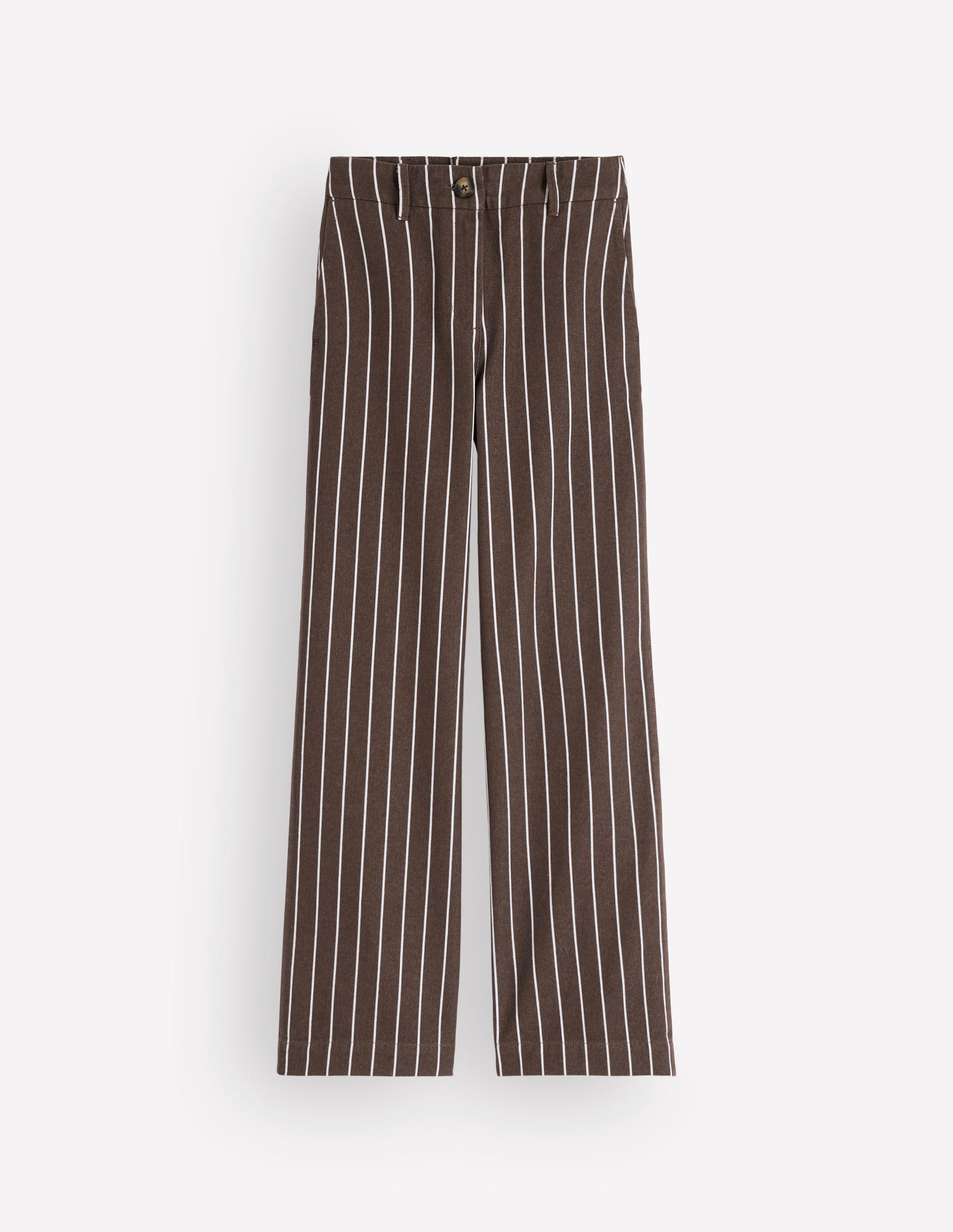 Belgravia Twill Trousers-Brown Stripe-6