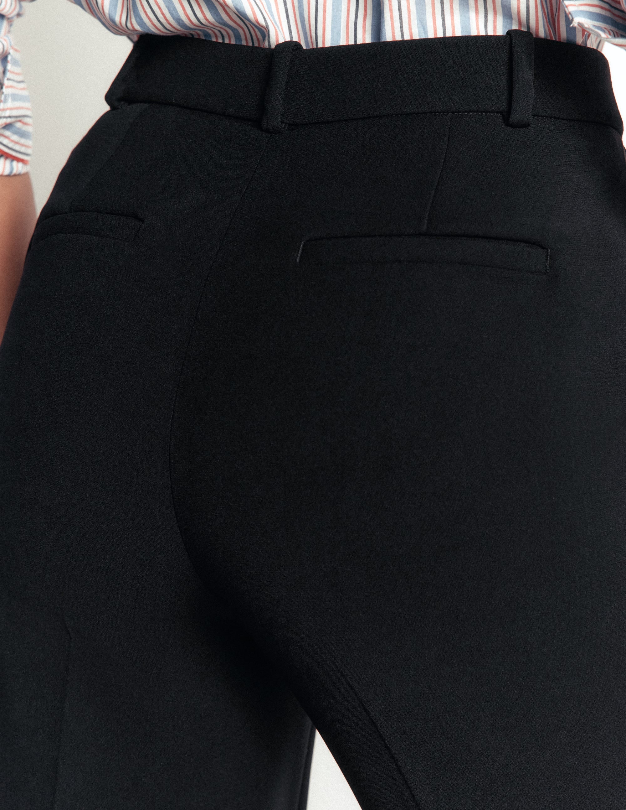 Fitzrovia Tailored Trousers-Black - Image 2