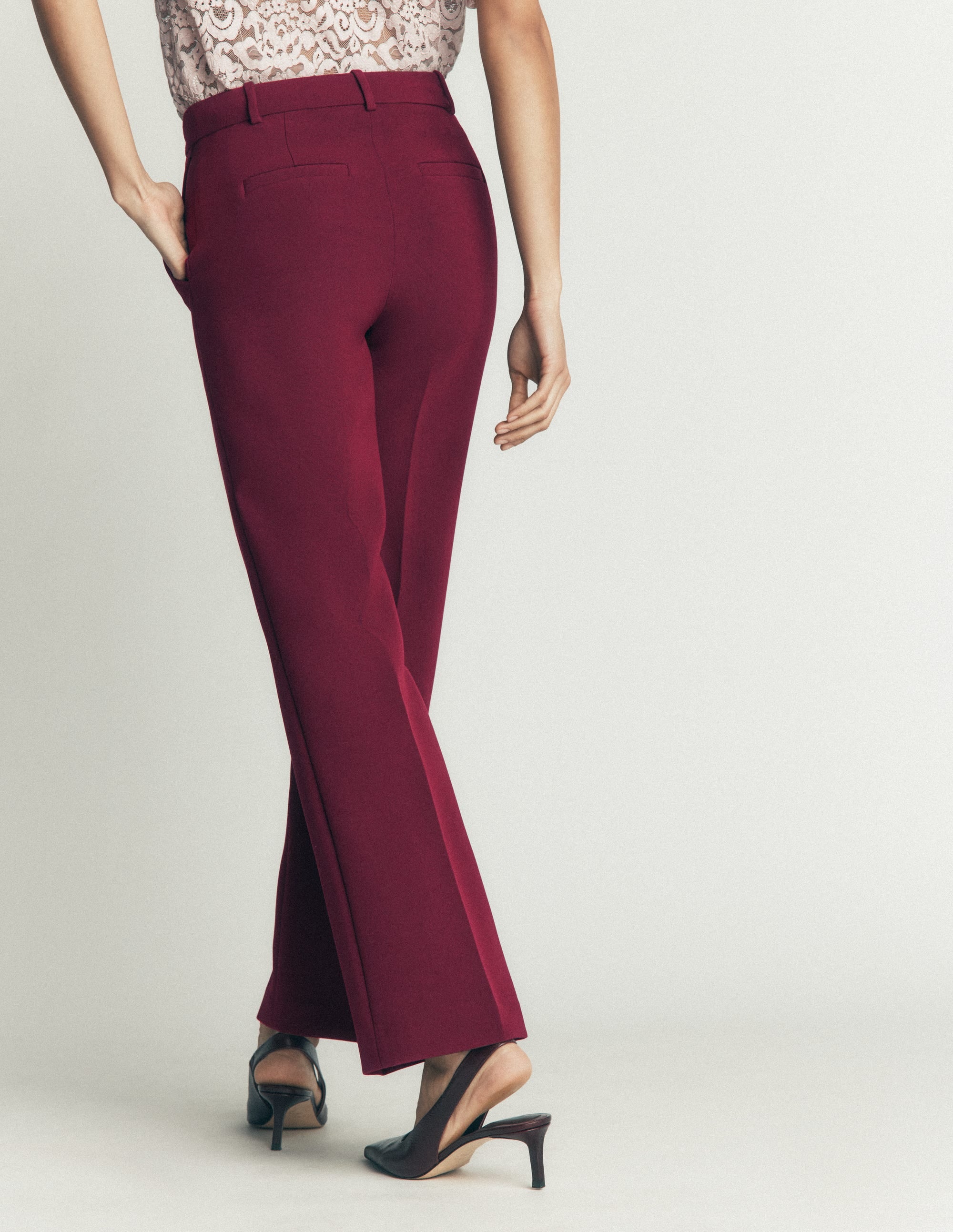 Fitzrovia Tailored Trousers-Deep Wisteria - Image 3