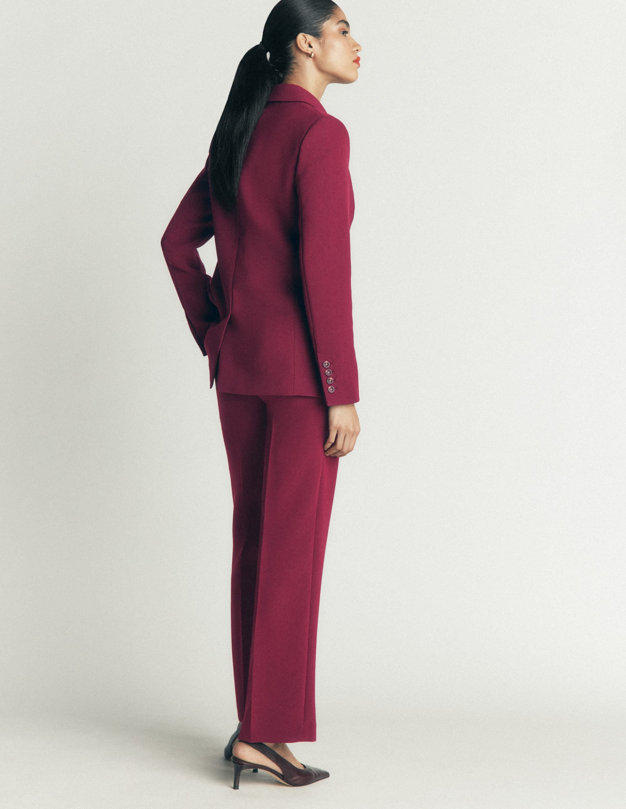 Fitzrovia Tailored Trousers-Deep Wisteria - Image 4