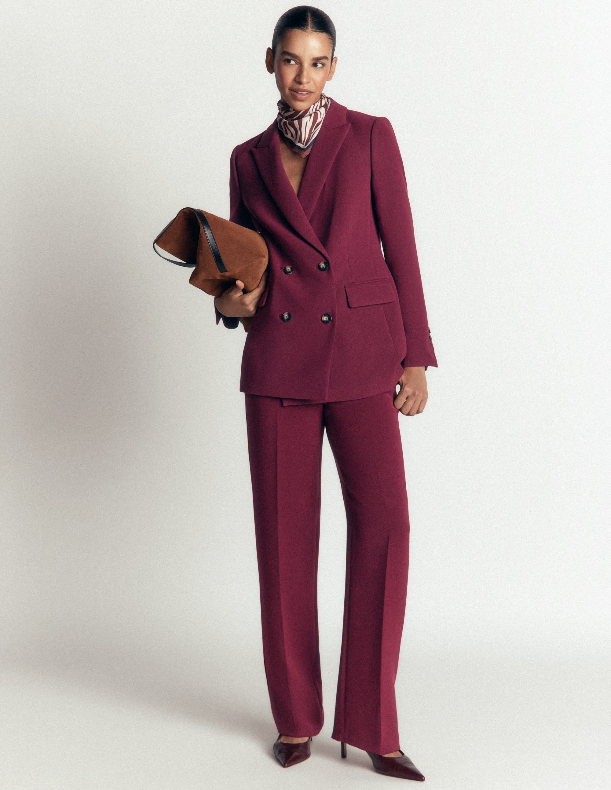 Fitzrovia Tailored Trousers-Deep Wisteria - Image 5