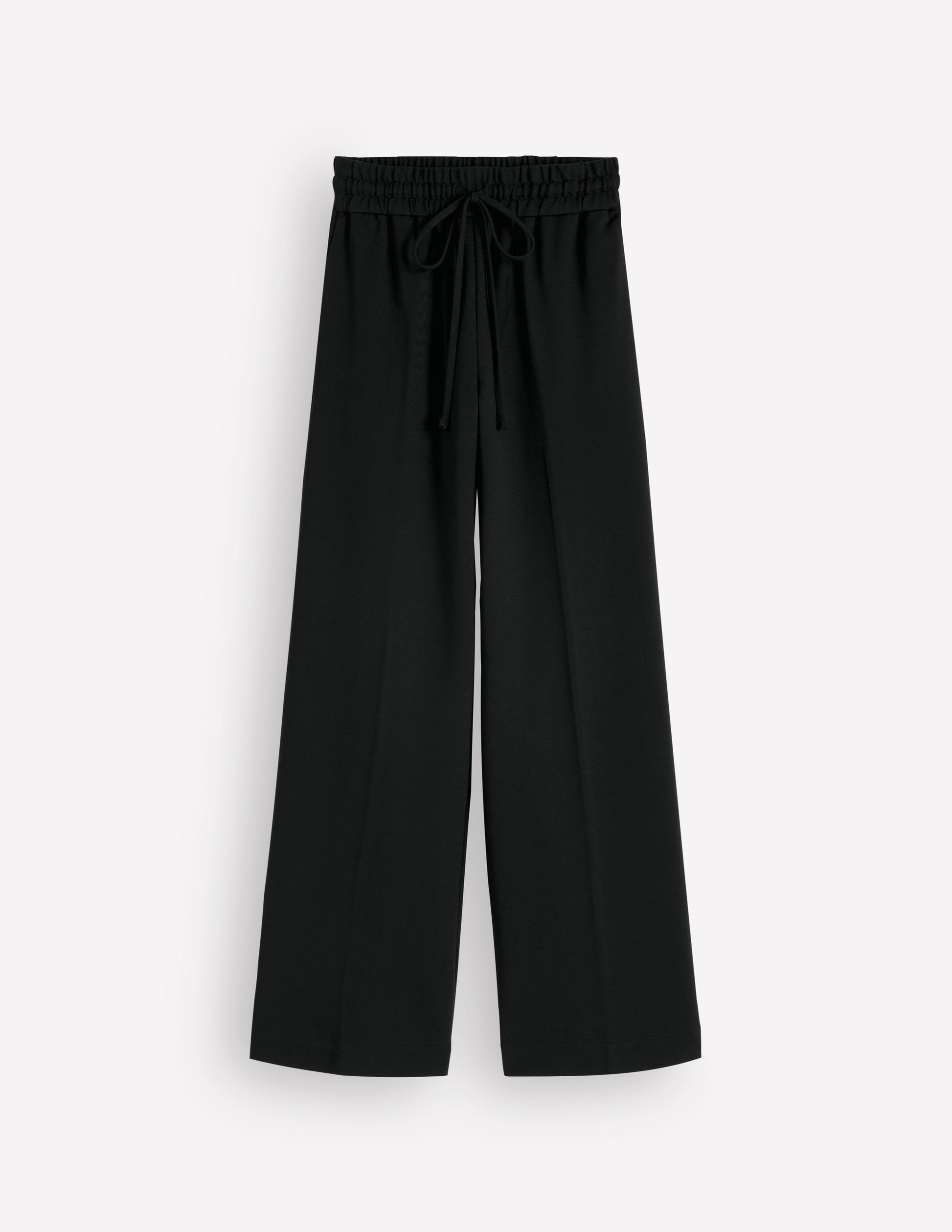 Greenwich Tie Ponte Trousers-Black-6