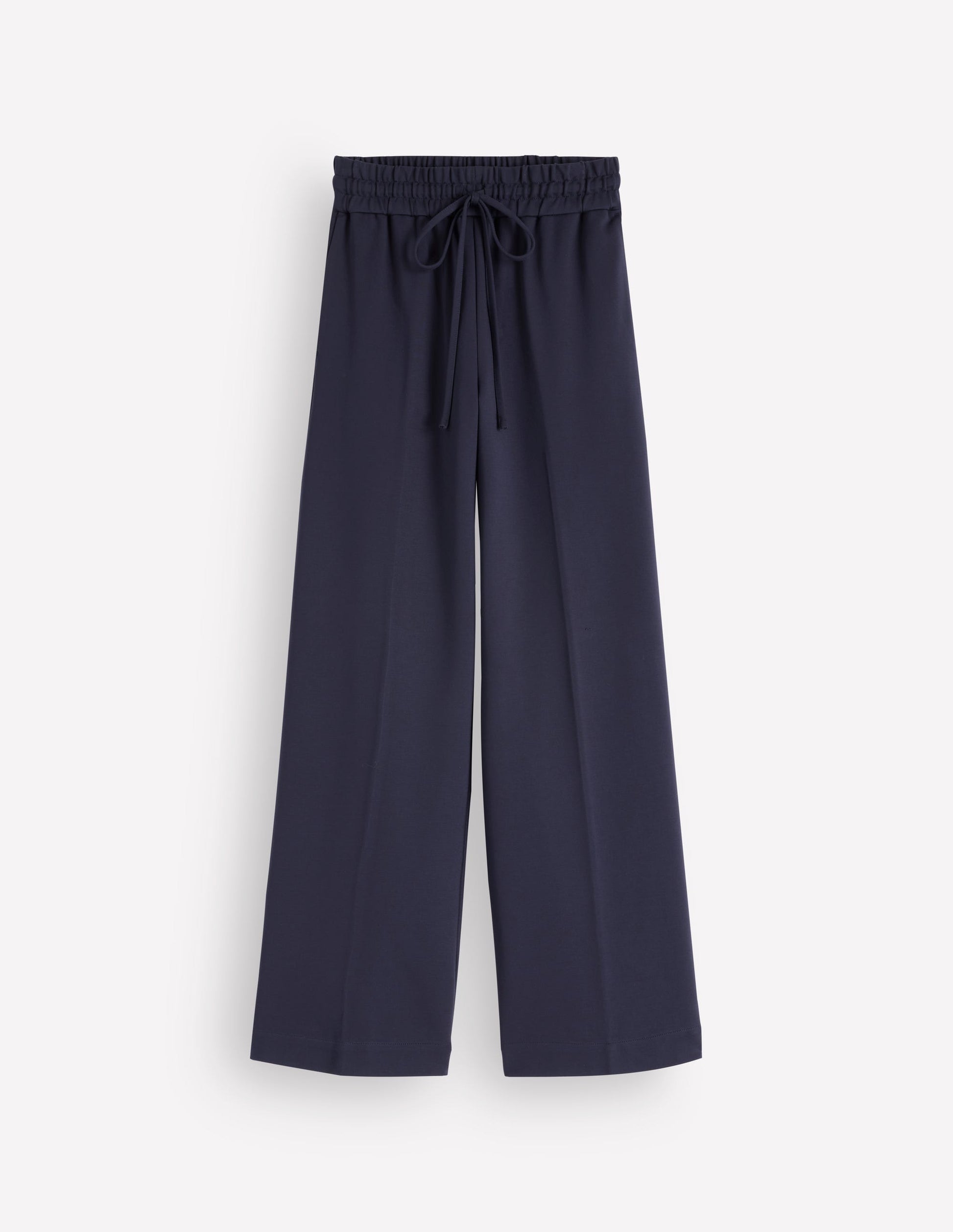 Greenwich Tie Ponte Trousers-Navy-6
