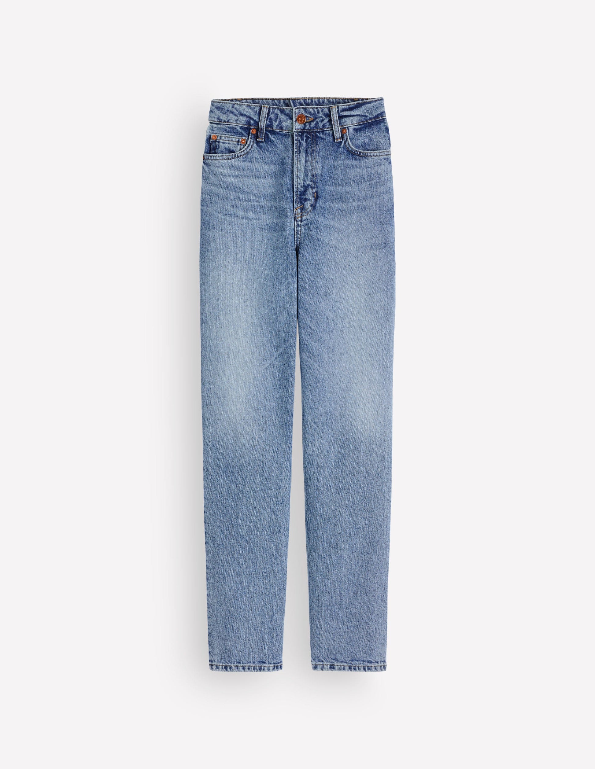 High Rise Straight Jeans-Light Vintage-7