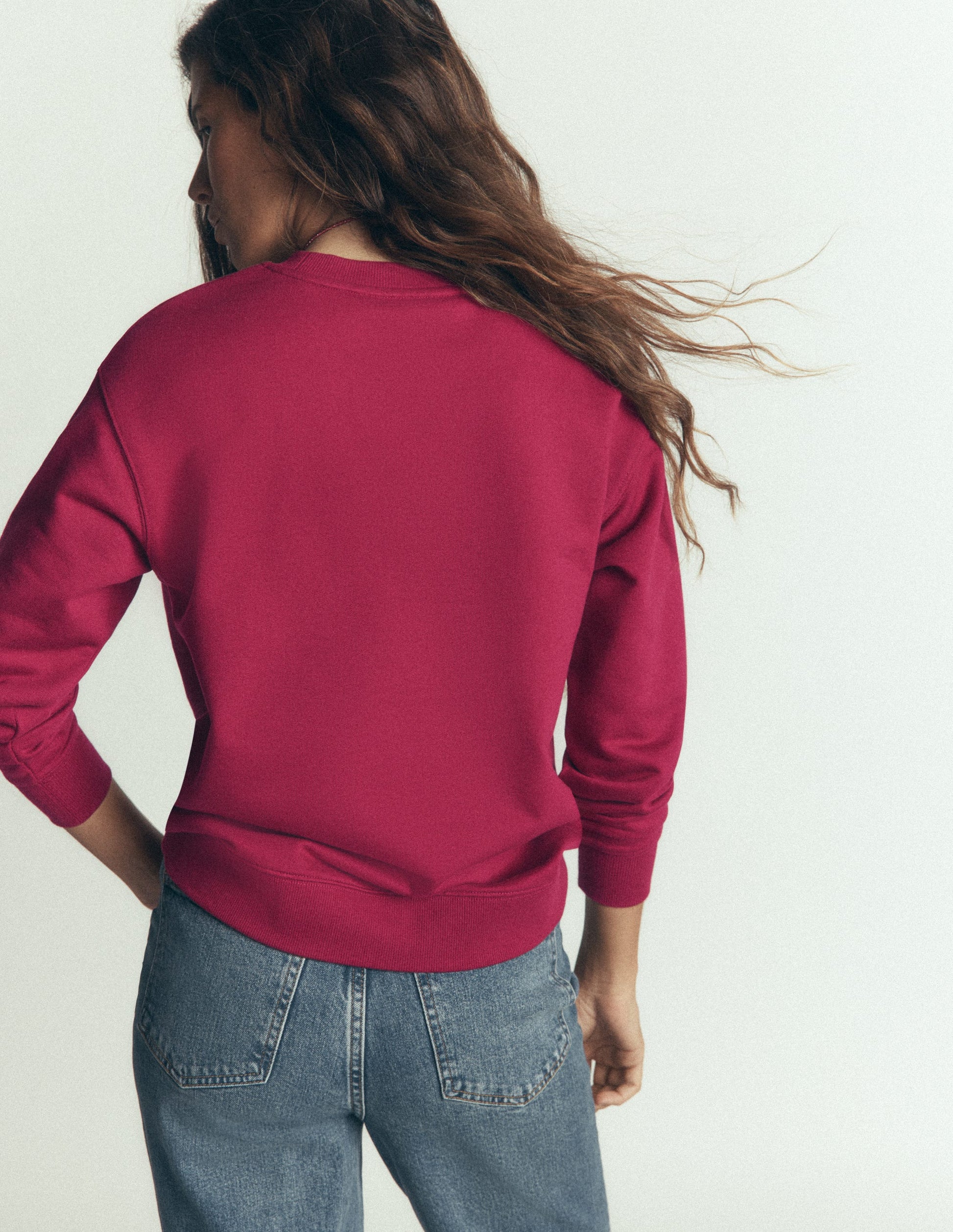 Emi Embroidered Sweatshirt-Rhododendron Embroidery-3