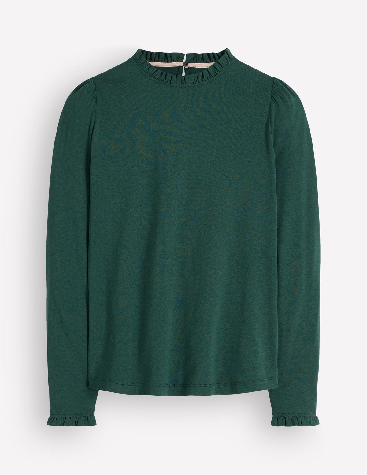 Supersoft Frill Detail Top-Midnight Teal - Image 5