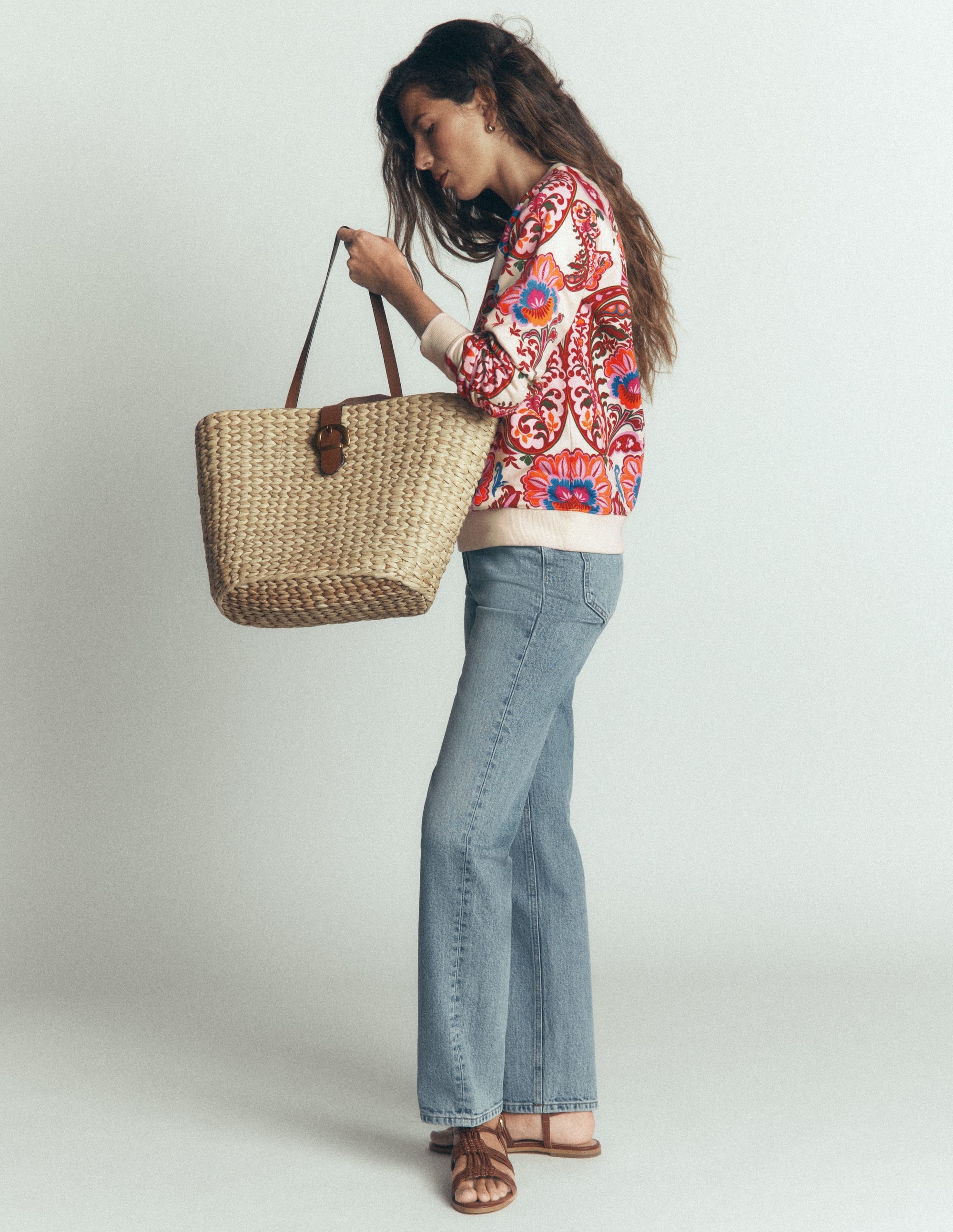 Emi Printed Sweatshirt-Multi, Bohemia Dream - Image 4