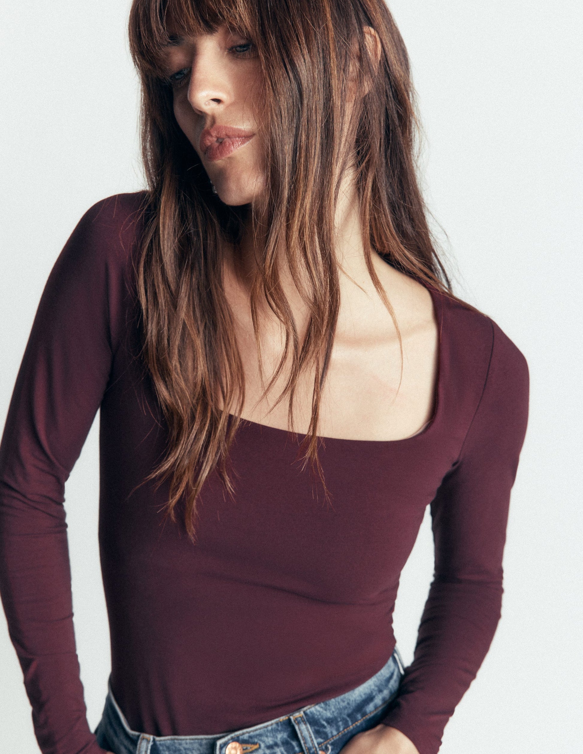 Double Layer Square Neck Top-Winetasting-2