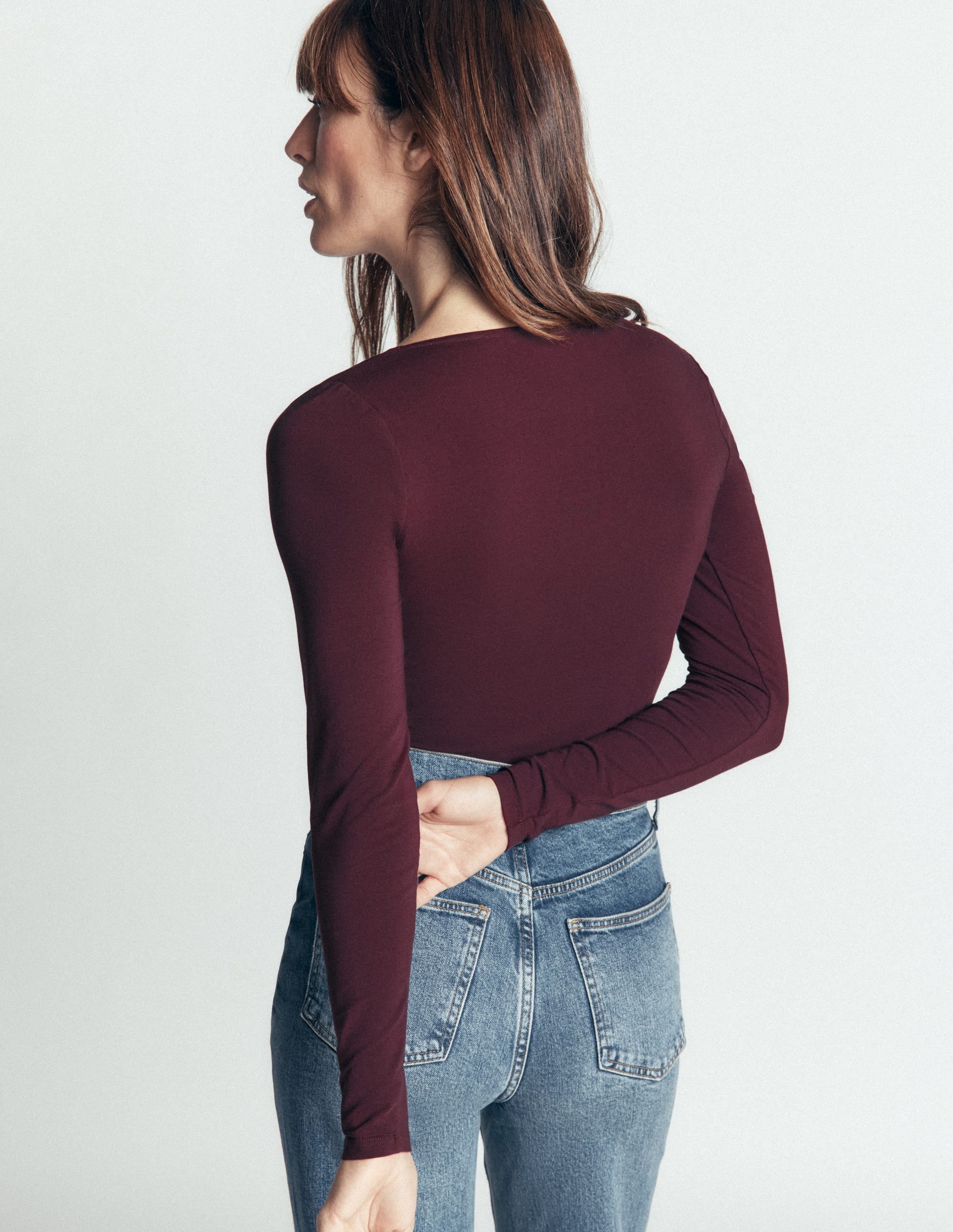 Double Layer Square Neck Top-Winetasting - Image 3