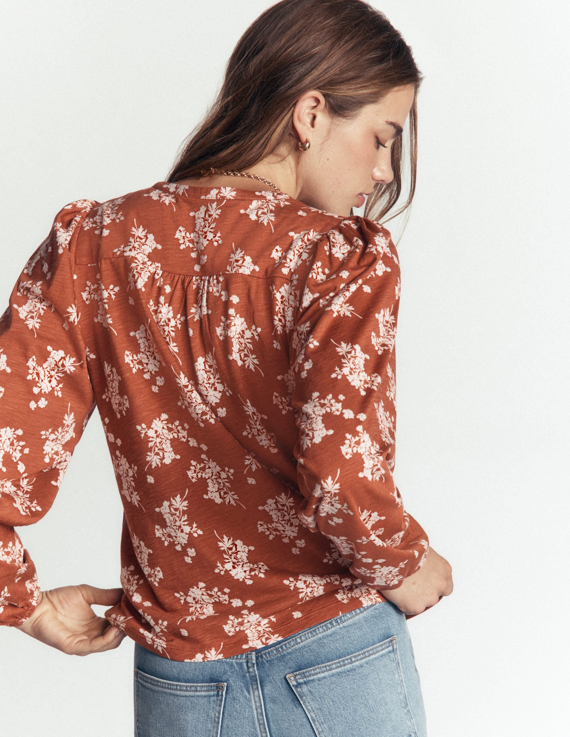 Ara Jersey Shirt-Arabian Spice, Flecked Bunch - Image 4