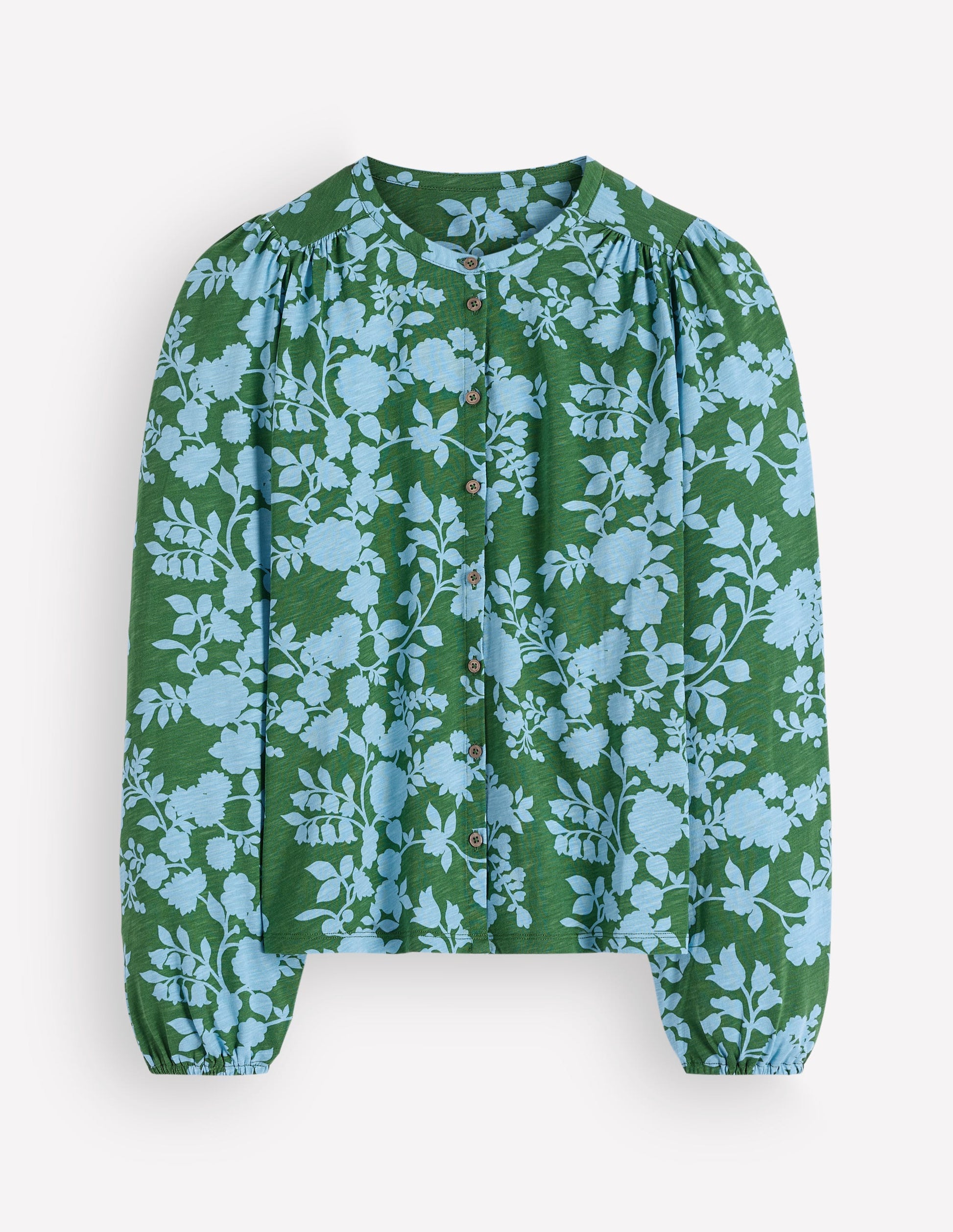 Ara Jersey Shirt-Alpine Green, Bouquet Breeze-6