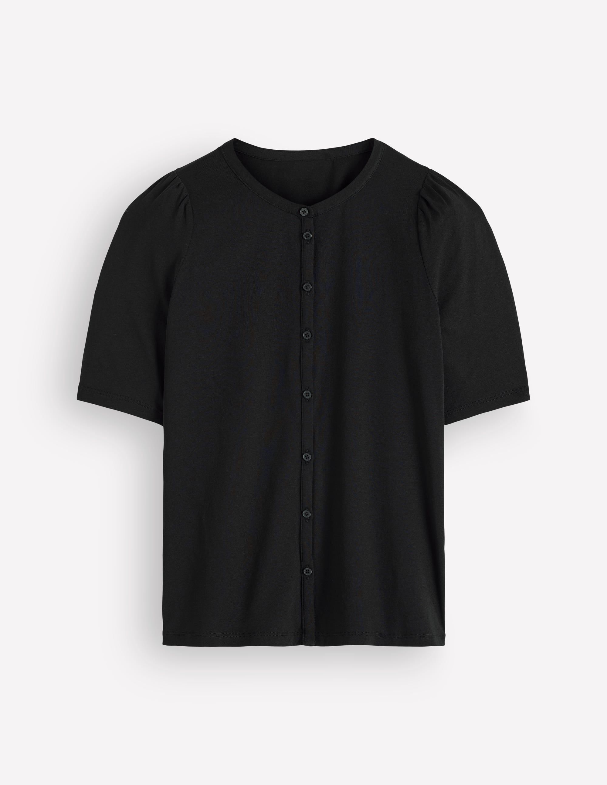 Supersoft Short Puff Shirt-Black - Image 6