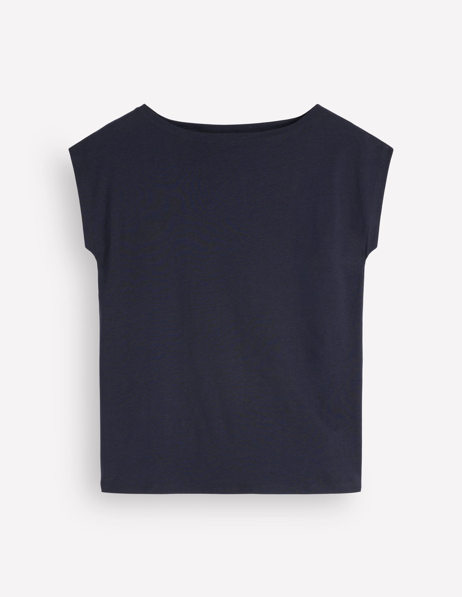 Supersoft Slash Neck T-Shirt-French Navy (19-3921 TCX)-5
