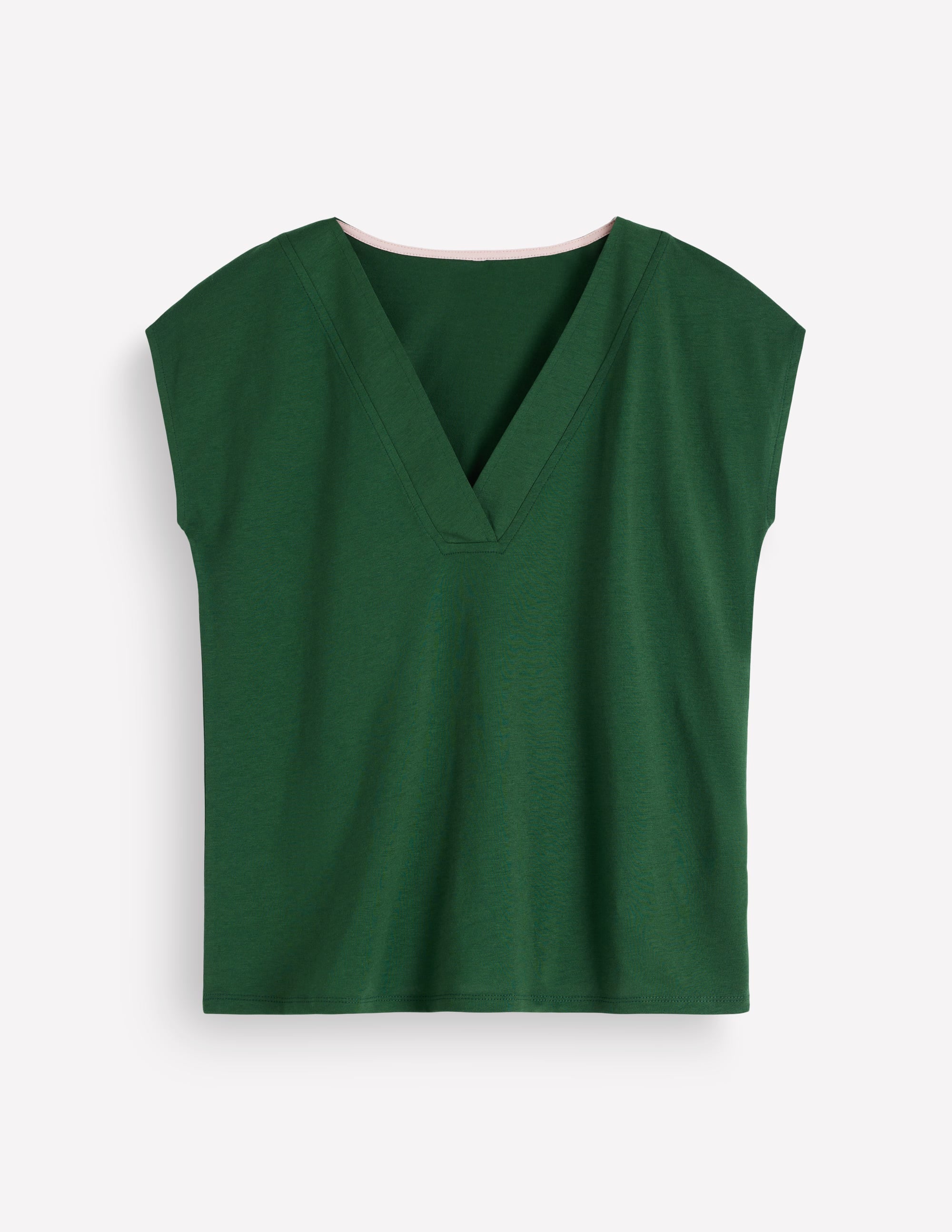 Imi Supersoft V-neck T-shirt-Hunter Green - Image 6
