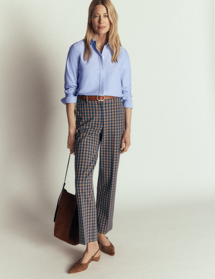 The New Sienna Cotton Shirt-Blue Oxford