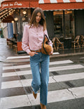Sky Cord Shirt-Pink Violet