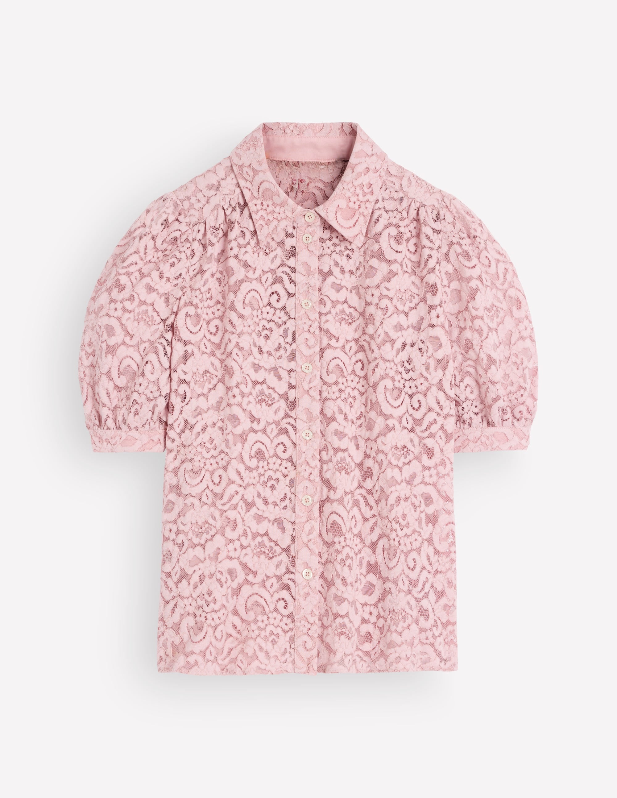 Penelope Lace Shirt-Pink Violet - Image 6