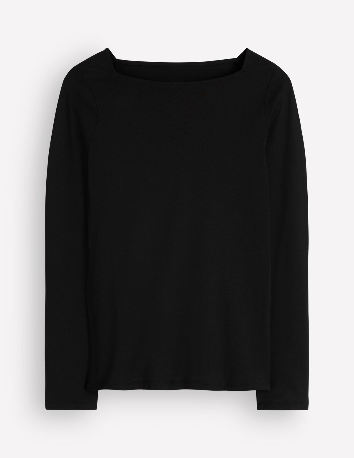 Supersoft Square Neck Top-Black - Image 4