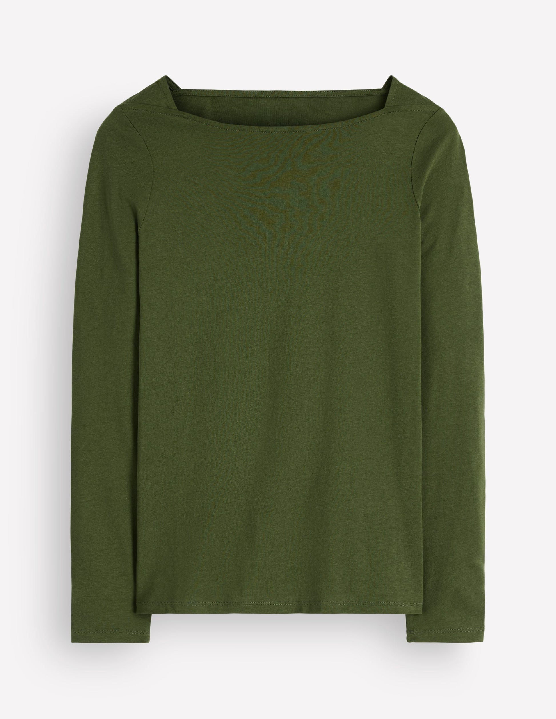 Supersoft Square Neck Top-Brunswick Green-4