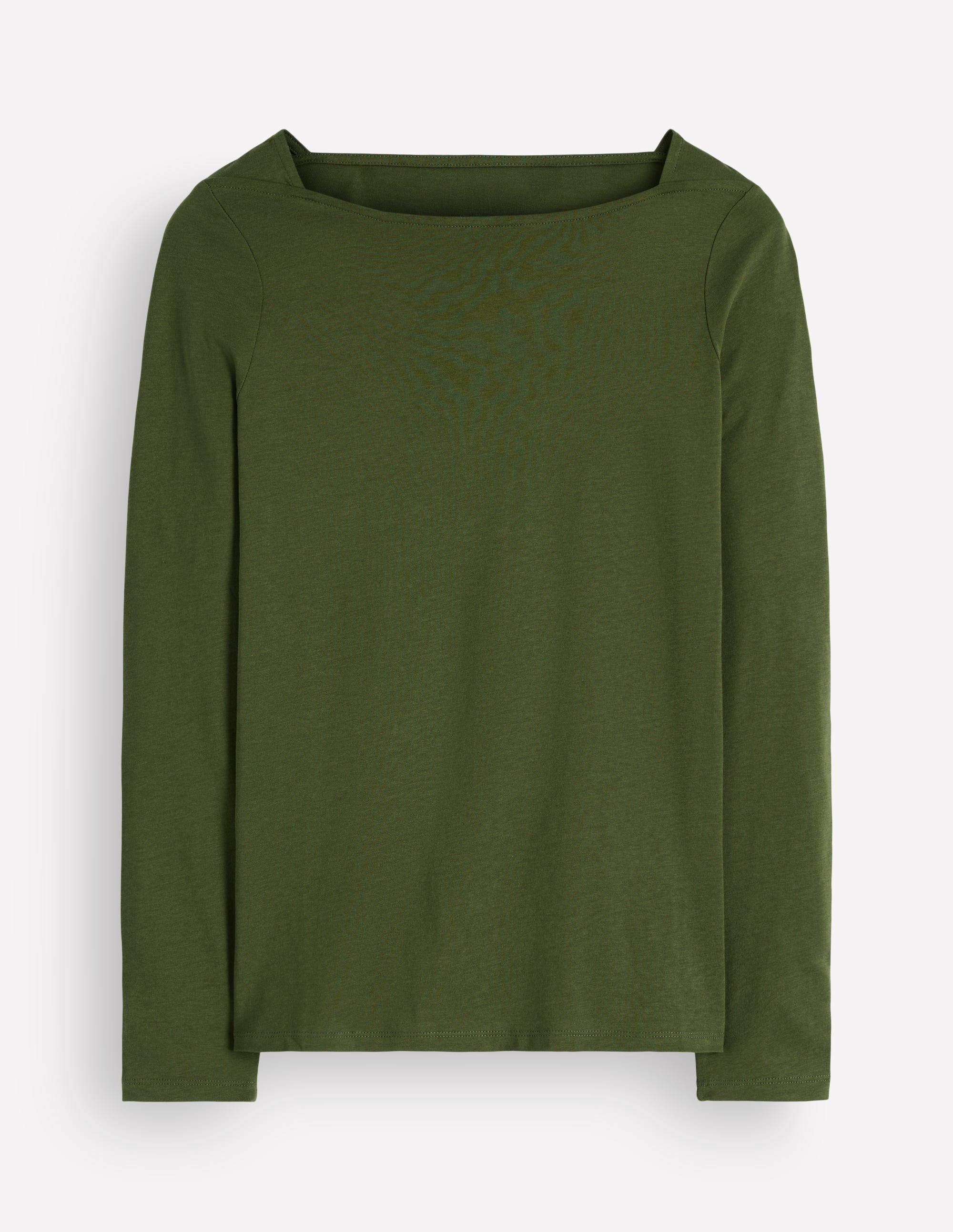Supersoft Square Neck Top-Brunswick Green - Image 4