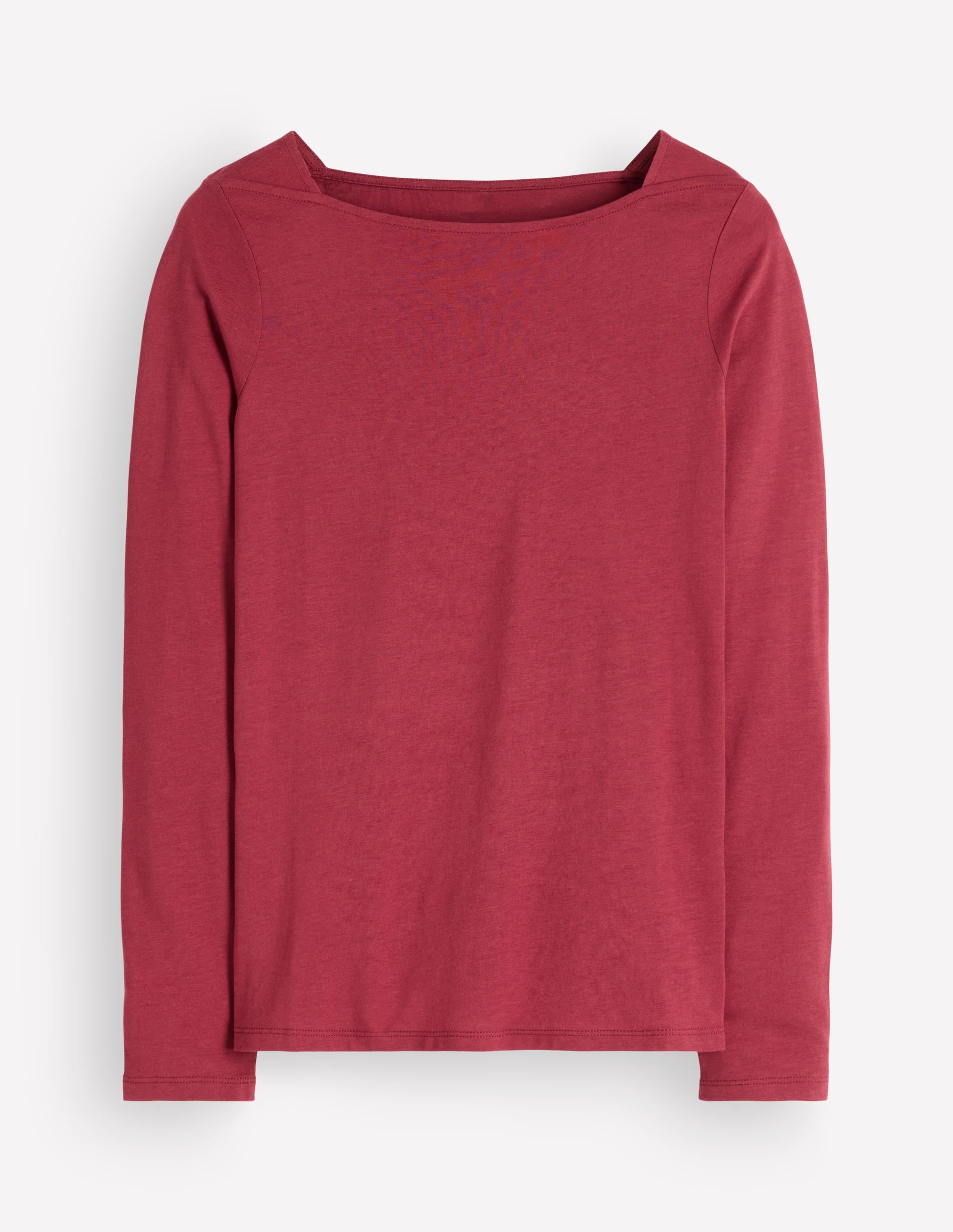 Supersoft Square Neck Top-Rich Chestnut - Image 5