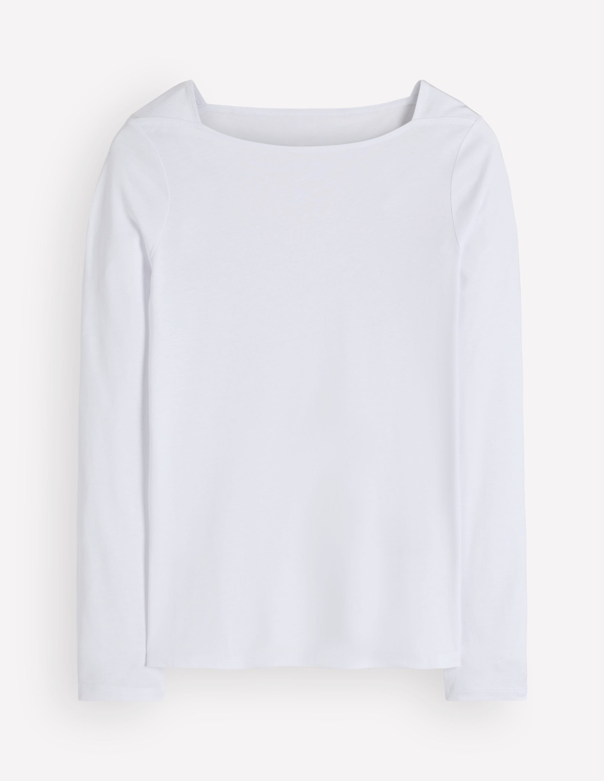 Supersoft Square Neck Top-White - Image 5