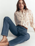 Erica Lace Top-Ivory