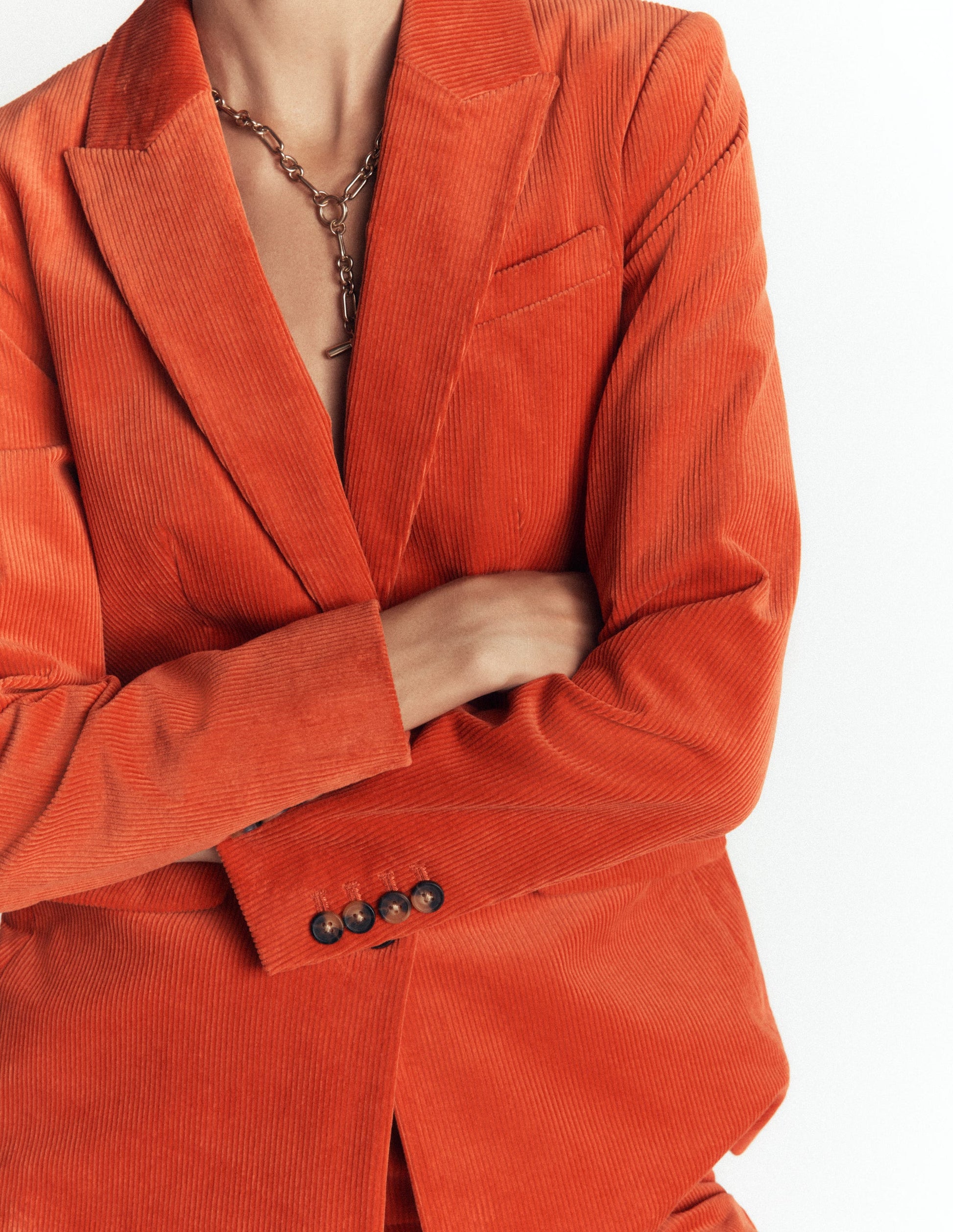 Stamford Cord Blazer-Spiced Ginger-5