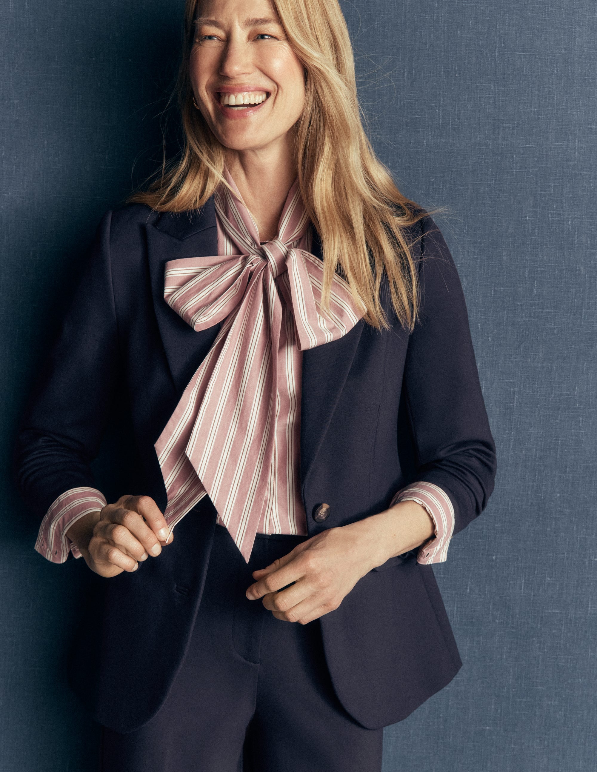 Stamford Ponte Blazer-Navy - Image 3