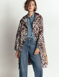 Longline Raincoat-Cow Fields