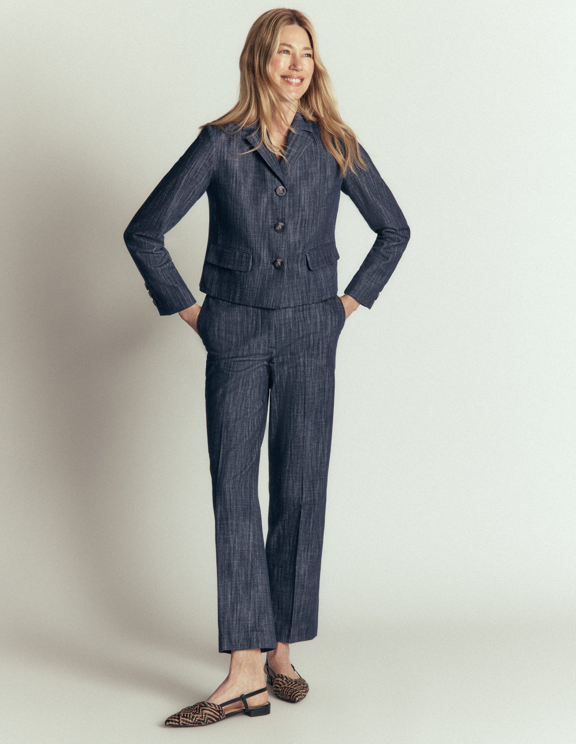 Dartmouth Twill Blazer-Indigo-4