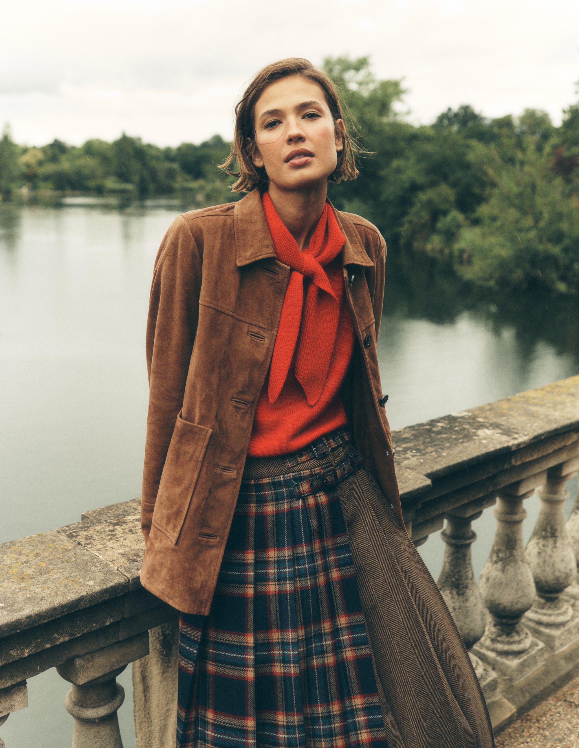 Fife Suede Chore Jacket-Tan - Image 1
