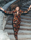 Stamford Velvet Blazer-Multi, Jewelled Bunch