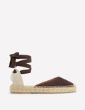 Cassie Flat Espadrilles-Bitter Chocolate