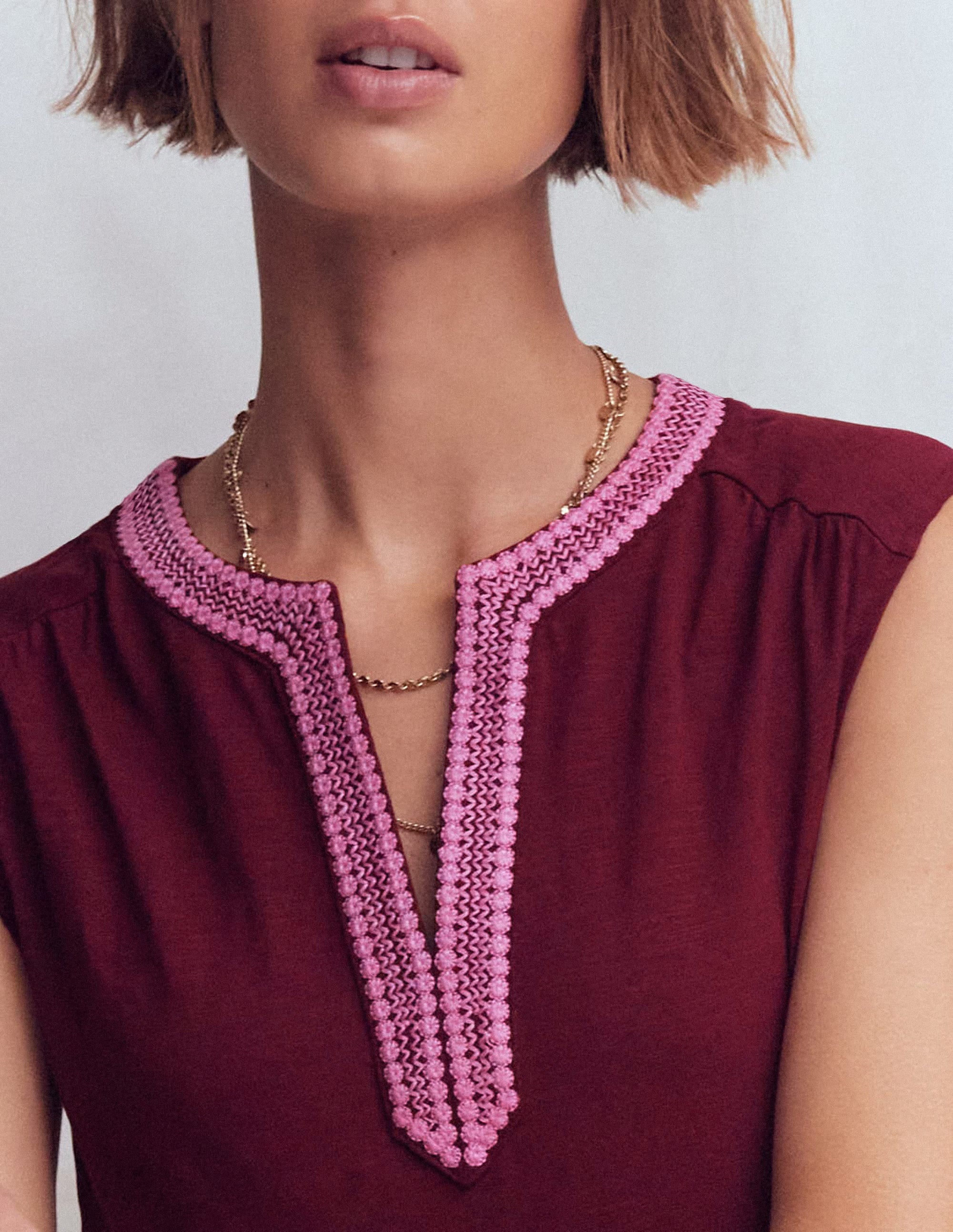 May Jersey Midi Dress-Deep Wisteria - Image 2