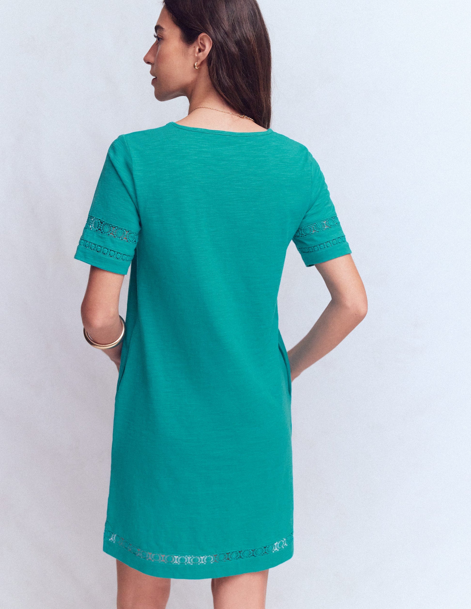 Hattie Jersey T-shirt Dress-Glaze Blue-4