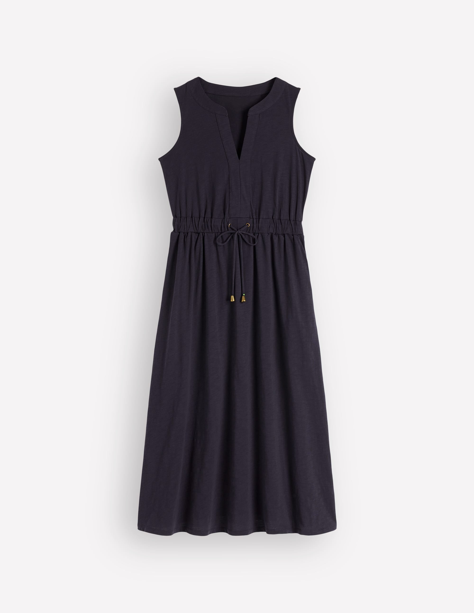 Delphine Midi Jersey Dress-Navy - Image 5