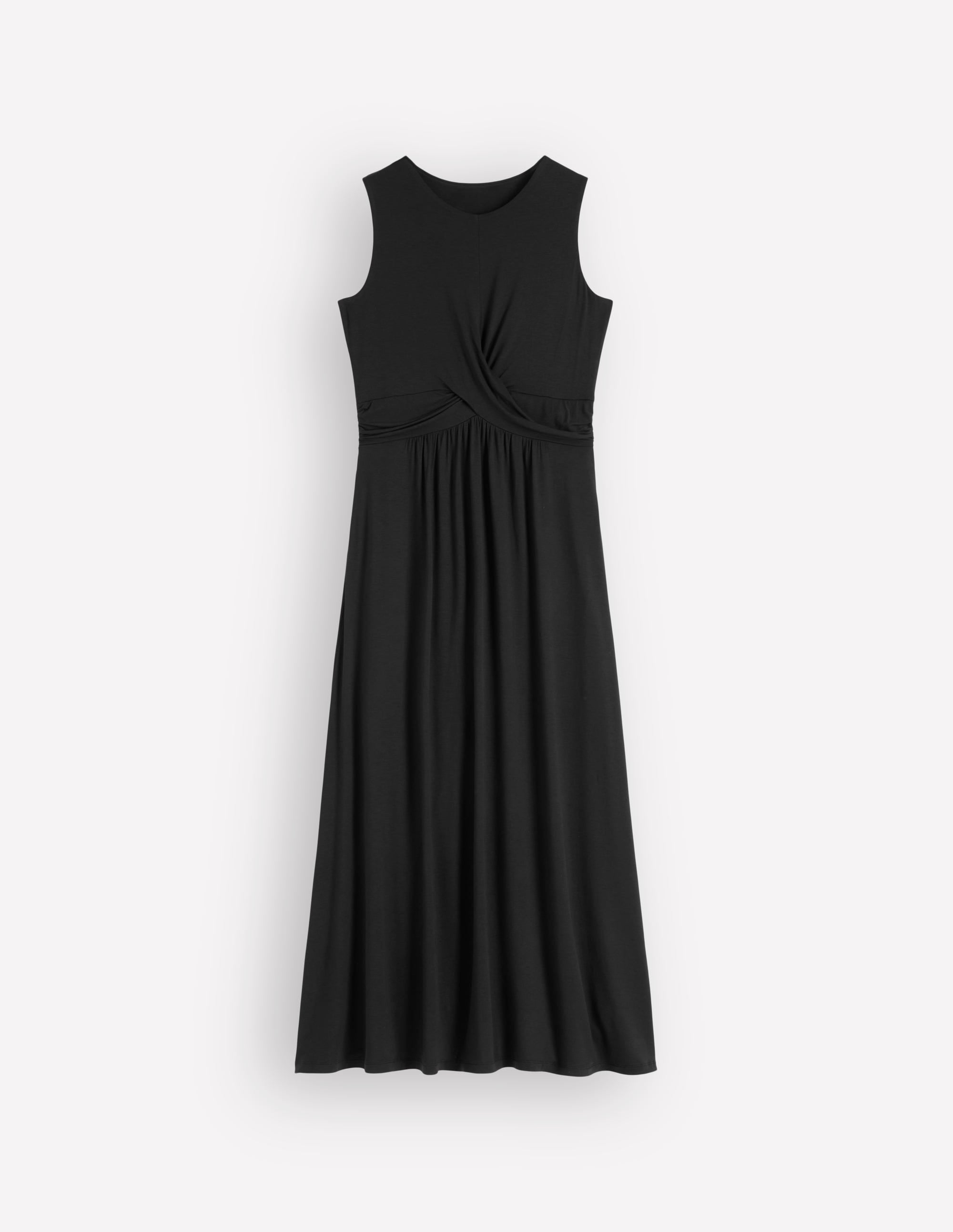 Zara Cross Waist Jersey Dress-Black - Image 5