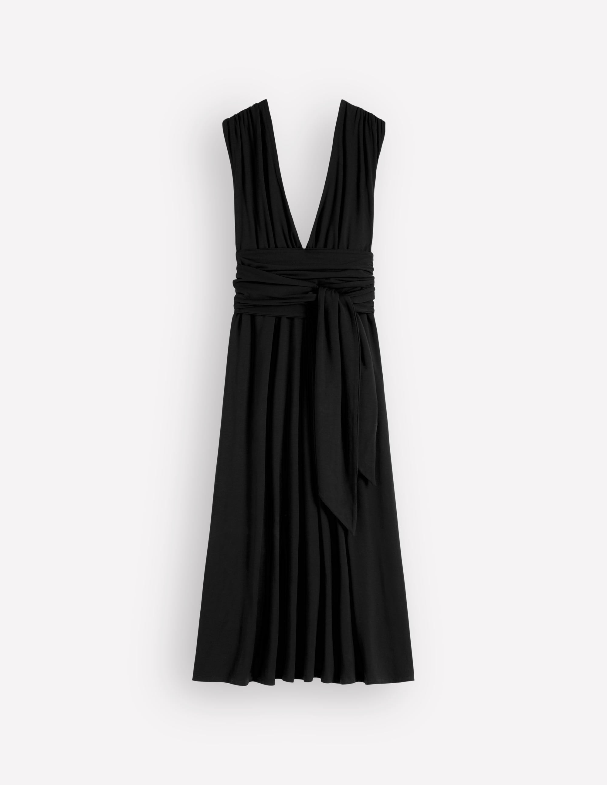 Multiway Jersey Maxi Dress-Black - Image 10
