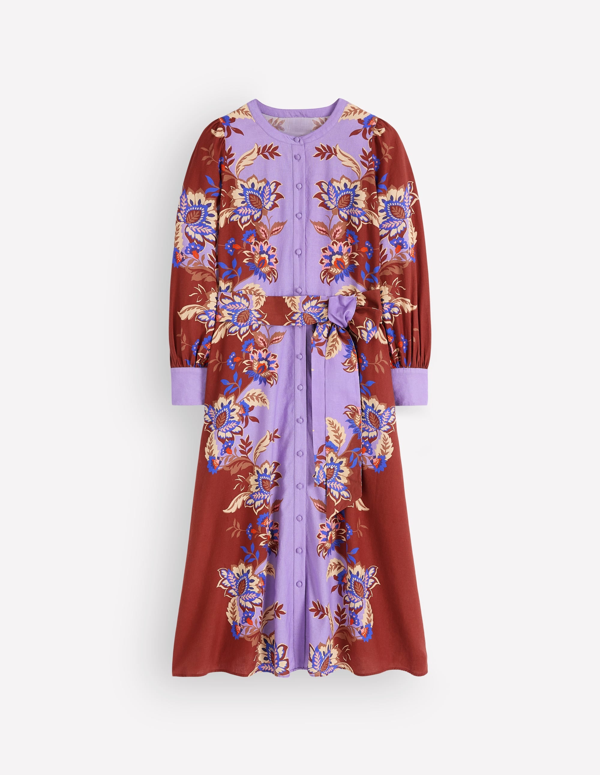 Blouson Sleeve Occasion Dress-Multi, Super Bloom - Image 7