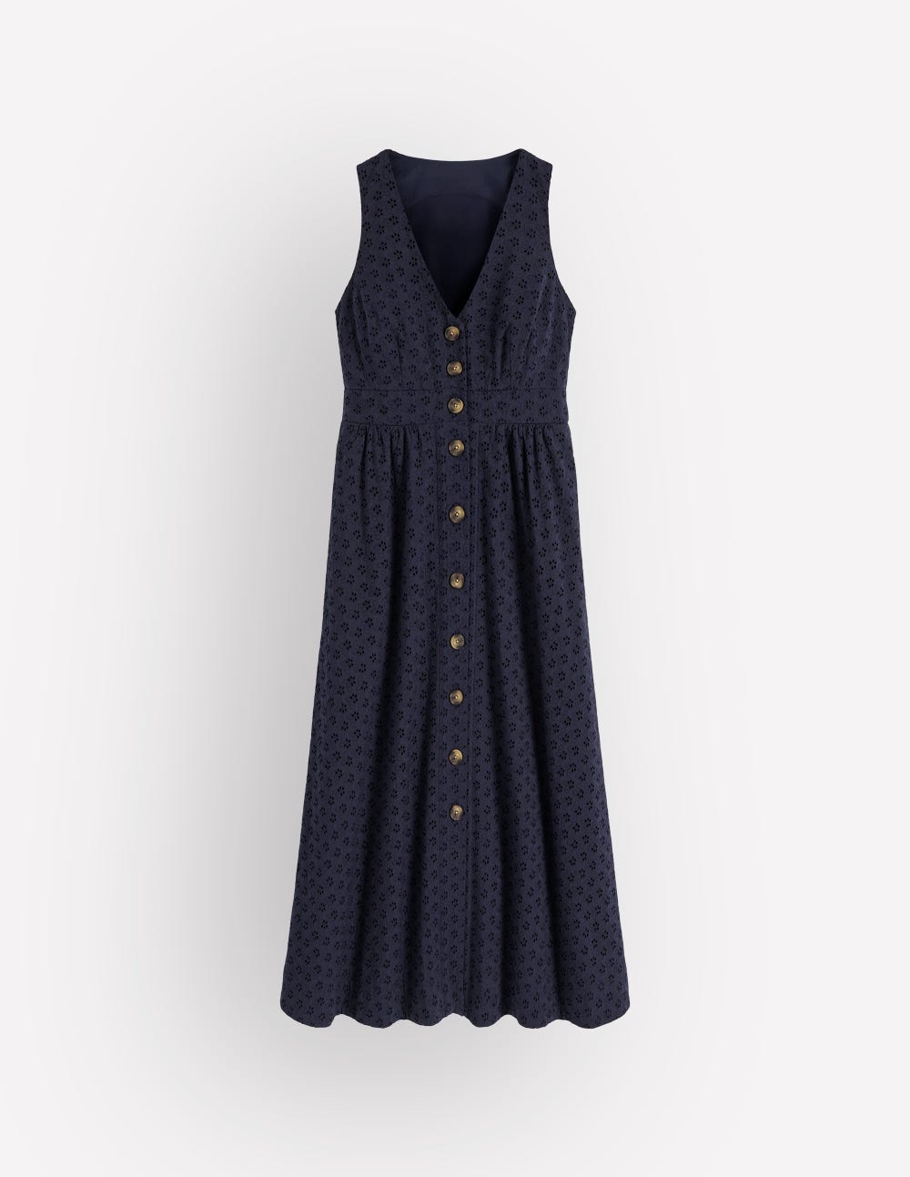 Catherine Broderie Dress-Navy Broderie - Image 5