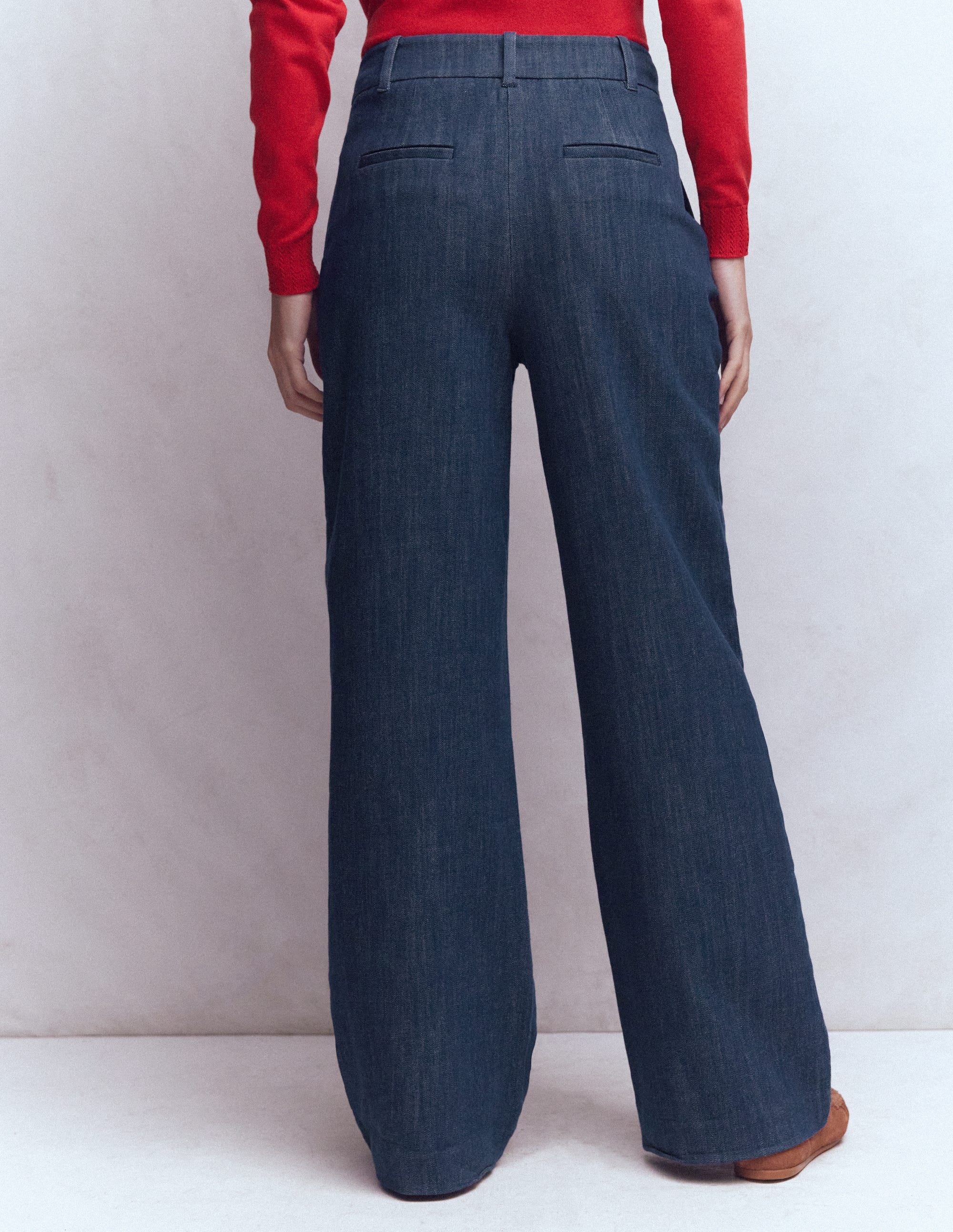 Kensington Twill Trousers-Indigo - Image 2