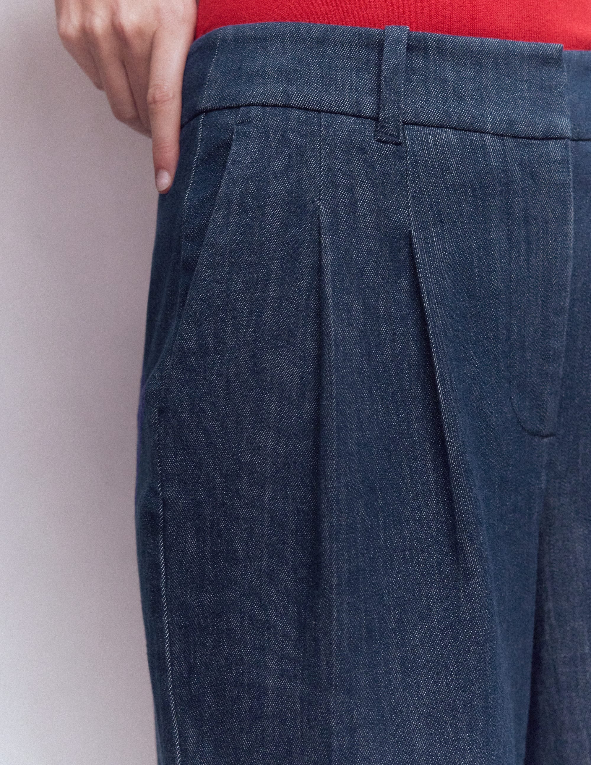 Kensington Twill Trousers-Indigo - Image 5