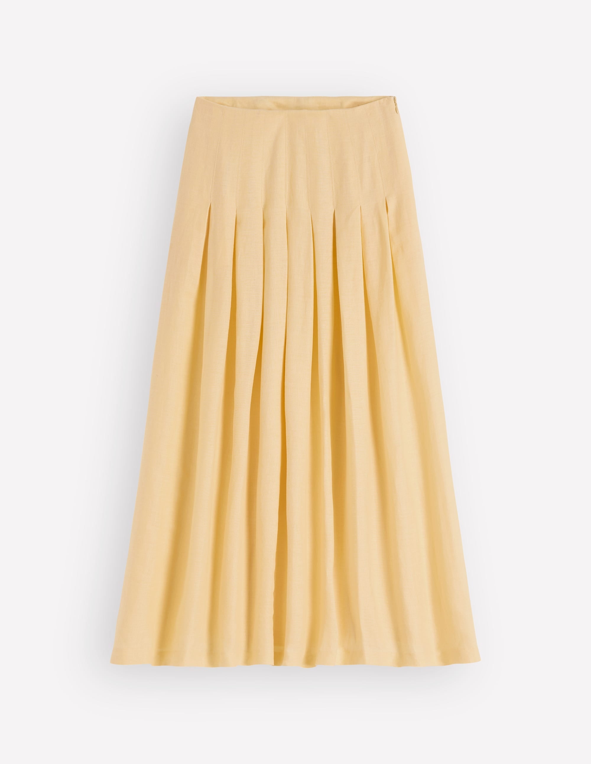 Valentina Linen Skirt-Buttercream - Image 7
