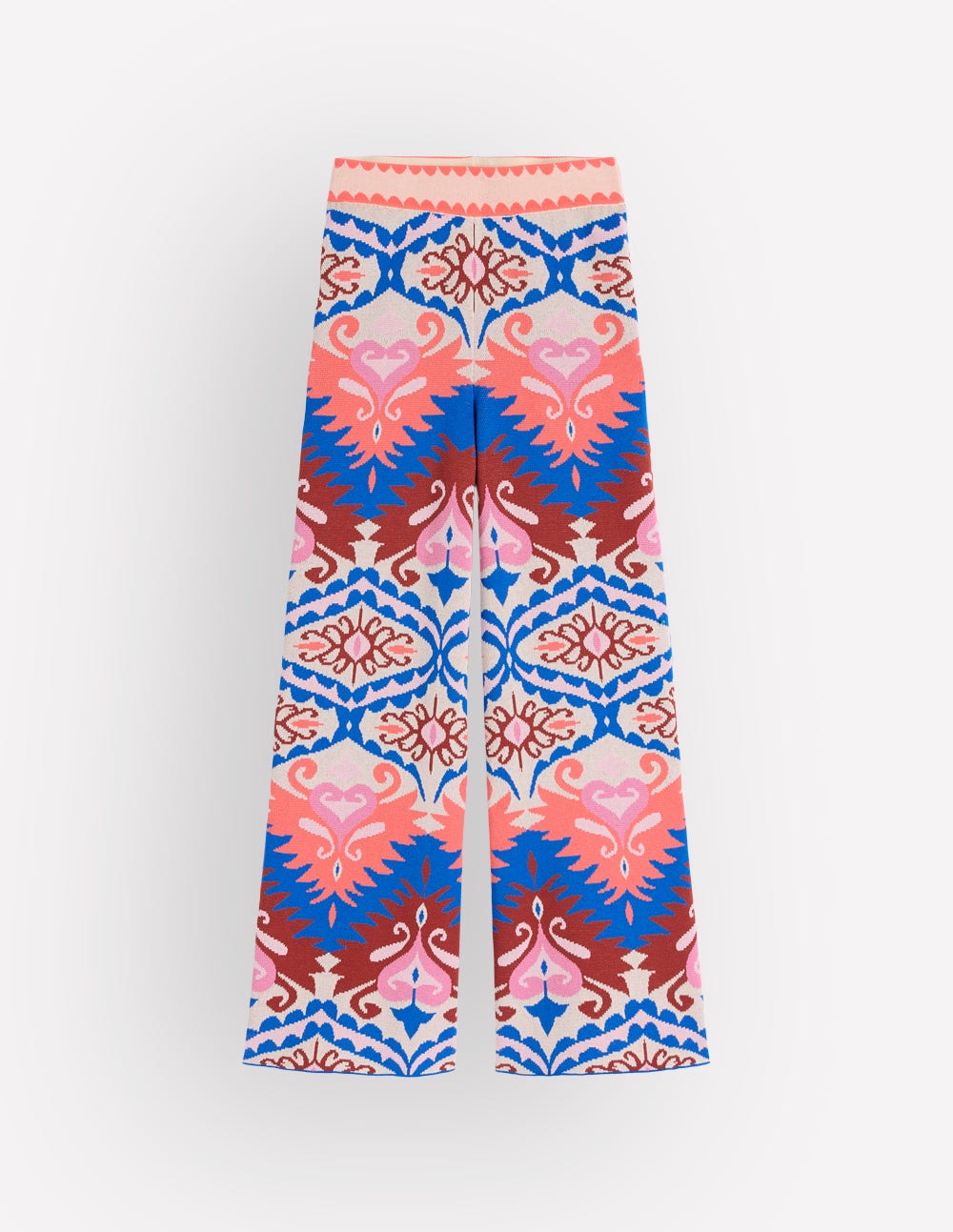 Jacquard Knitted Trousers-Multi Aztec - Image 10